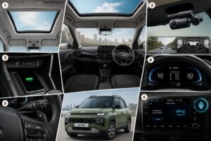 Hyundai Exter Interior Features Hyundai Exter Interior Features
